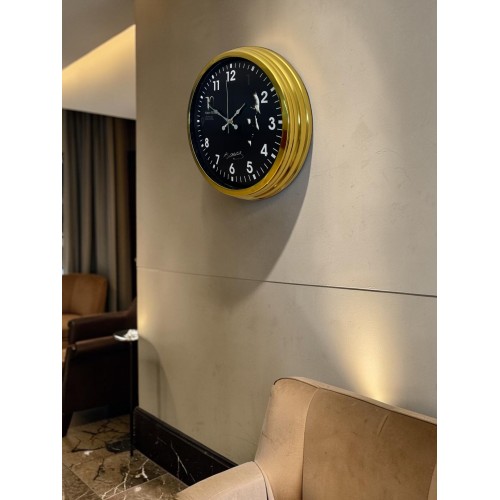 Gold Cumhuriyet Mirası 40 cm Metal Duvar Saati