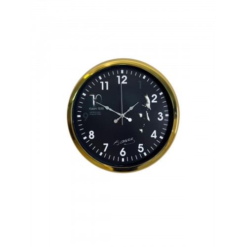 Gold Cumhuriyet Mirası 40 cm Metal Duvar Saati
