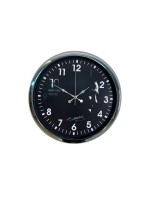 Silver Prestige Atatürk 40 cm Metal Krom Duvar Saati