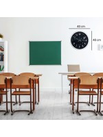 Cumhuriyet Işığı Beyaz Seri 36 cm Metal Duvar Saati