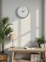 Beyaz 36 cm Standart Duvar Saati – Standart Rakamlı