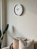Beyaz 36 cm Standart Duvar Saati – Standart Rakamlı