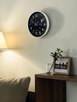 Krem 36 cm Elegant Atatürk Duvar Saati