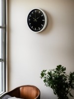 Beyaz 36 cm Modern Duvar Saati