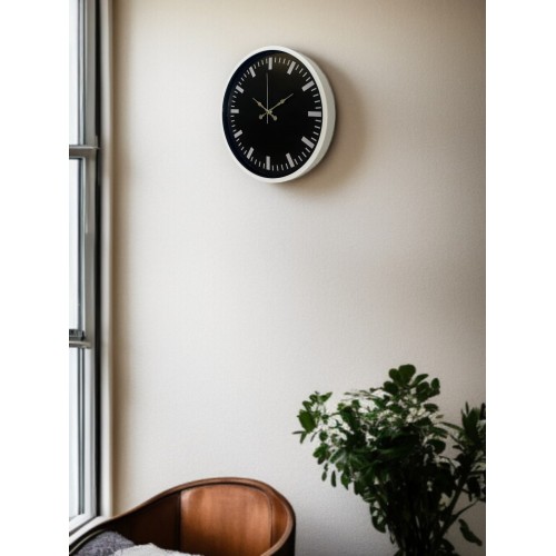 Beyaz 36 cm Modern Duvar Saati