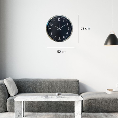 Krom Standart Dekoratif 52 x 52 cm Duvar Saati – Standart Dekoratif Metal