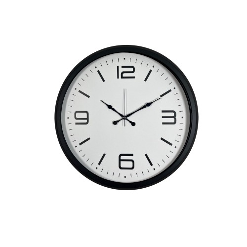 Siyah Modern & Şık 52 cm Metal Duvar Saati
