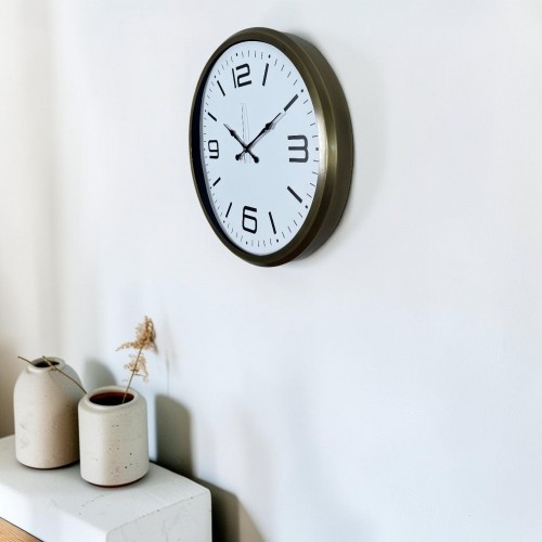 Eskitme 52 cm Metal Modern Tasarım Duvar Saati