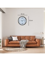Eskitme 52 cm Metal Modern Tasarım Duvar Saati