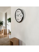 Krom 52 cm Metal Modern Tasarım Duvar Saati