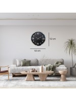 Krom Modern Edge 52 x 52 cm Duvar Saati