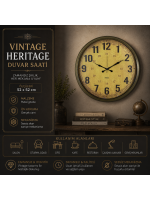 Vintage Heritage 52 x 52 cm Duvar Saati