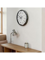 Krom Lotus Desenli 52 cm Metal Duvar Saati