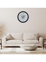 Siyah Mandala Desenli 52 x 52 cm Duvar Saati