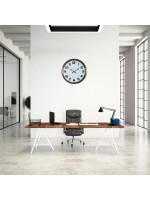 Eskitme 52 cm Metal Klasik Duvar Saati