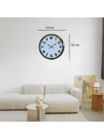 Gold Klasik 52 cm Metal Duvar Saati