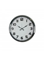 Krom 52 cm Metal Klasik Duvar Saati