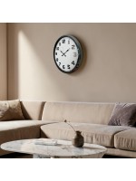 Krom 52 cm Metal Klasik Duvar Saati
