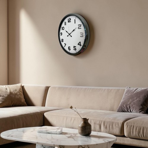 Krom 52 cm Metal Klasik Duvar Saati