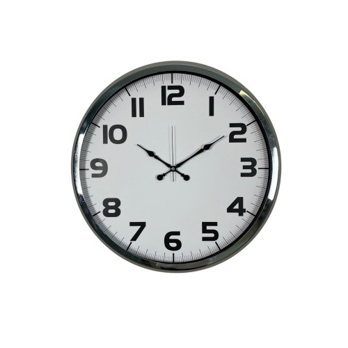 Krom 52 cm Metal Klasik Duvar Saati