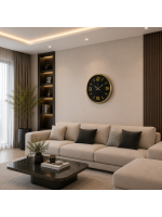 Bronze Prestij 52 x 52 cm Duvar Saati