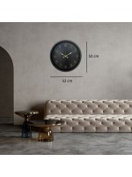 Siyah Sade Modern 52 x 52 cm Modern Duvar Saati