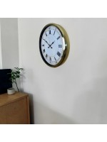 Gold Zarafet 52 cm Metal Duvar Saati