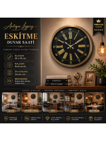 Antique Legacy Eskitme 52 cm Duvar Saati