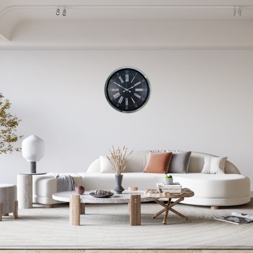 Krom Vıctoria 52 cm Metal Duvar Saati