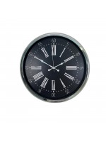 Krom Vıctoria 52 cm Metal Duvar Saati