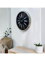 Krom Vıctoria 52 cm Metal Duvar Saati