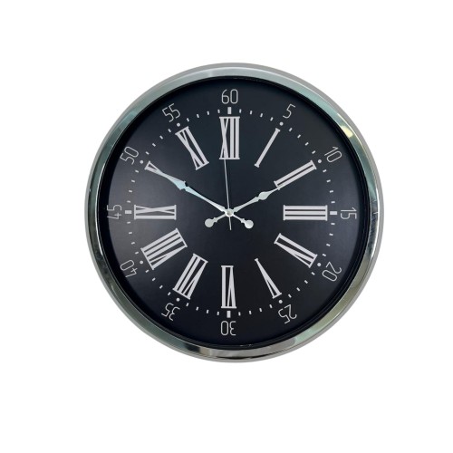 Krom Vıctoria 52 cm Metal Duvar Saati