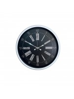 Beyaz Elegant Tasarım 52 cm Metal Duvar Saati