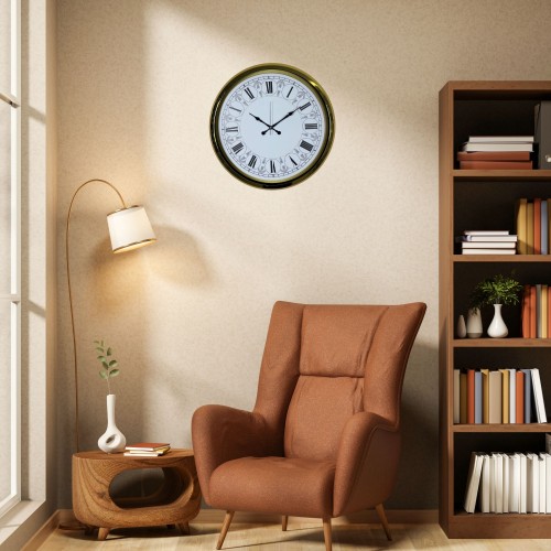 Golden Aurelia 52 x 52 cm Duvar Saati