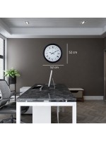 Siyah Royal Vienna 52 x 52 cm Duvar Saati
