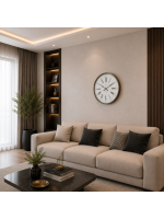 Eskitme Royal Ivory 52 x 52 cm Duvar Saati
