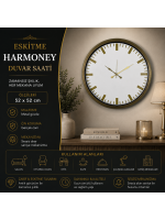 Eskitme Harmoney 52 x 52 cm Duvar Saati