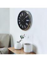 Krom Carbon Prestige 52 x 52 cm Duvar Saati