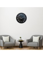 Siyah Arapça Rakamlı 52 x 52 cm Duvar Saati