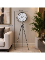 Krom Klasik Majesty 150 x 45 cm Metal Ayaklı Saat