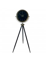 Eskitme Retro Aynalı Tripod 150 x 45 cm Ayaklı Saat