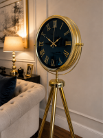 Gold Premium Aynalı Tripod 150 x 45 cm Ayaklı Saat