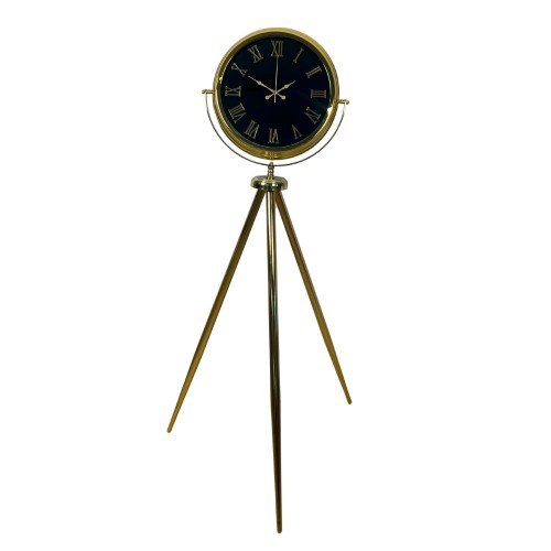 Gold Premium Aynalı Tripod 150 x 45 cm Ayaklı Saat
