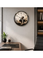 Cumhuriyet Yıldızı Krom 40 x 40 Cm Metal Duvar Saati