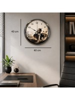 Cumhuriyet Yıldızı Krom 40 x 40 Cm Metal Duvar Saati