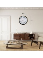 Eskitme Takvimli 52 x 52 cm Metal Duvar Saati