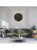 Gold Klasik Majesty 60 x 60 cm Metal Duvar Saati