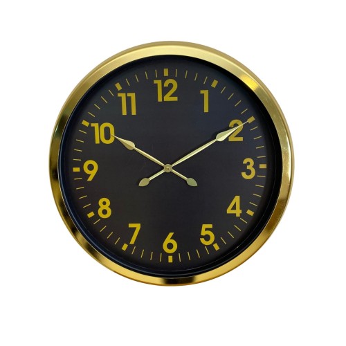 Gold Klasik Majesty 60 x 60 cm Metal Duvar Saati