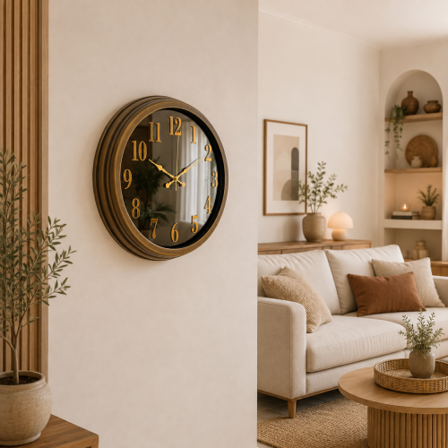 Eskitme Legacy Aynalı 40 x 40 cm Duvar Saati