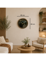 Eskitme Legacy Aynalı 40 x 40 cm Duvar Saati